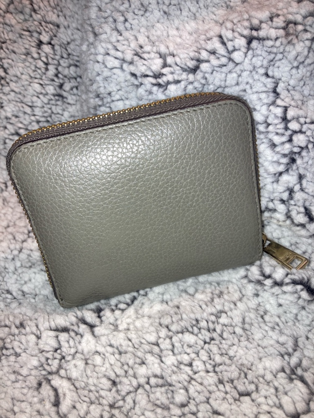 Furla Pebbled Zip-Around Wallet in gray - Picture 6 of 10